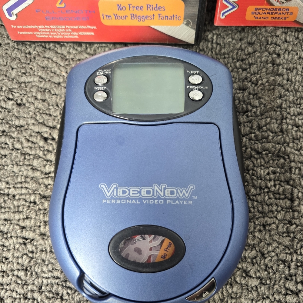VideoNow Personal Video Player with SpongeBob SquarePants Discs X2 2003 Habro - Picture 4 of 16